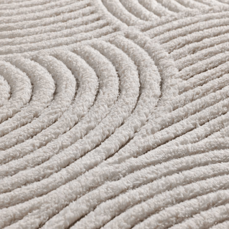Alfombra Texturas Neutras Estilo 23040 Crema - Universal (4)
