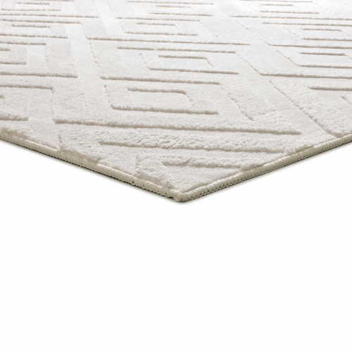 Alfombra Texturas Neutras Estilo 23061 Crema - Universal (3)