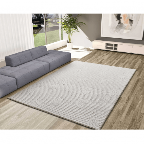 Alfombra Texturas Neutras Estilo 23062 Crema - Universal (2)