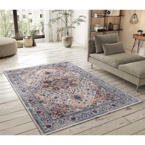 Alfombra Vintage Impresa Class 22054 Multicolor - Universal (2)