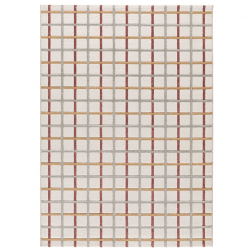 Alfombra a Cuadros con Relieve Karisma 12750 Multicolor - Universal (1)