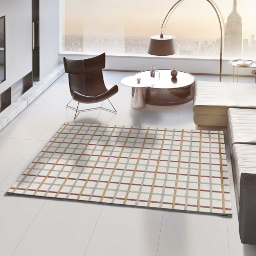 Alfombra a Cuadros con Relieve Karisma 12750 Multicolor - Universal (2)