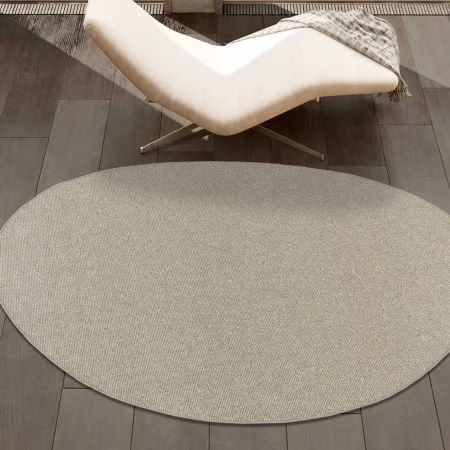 Alfombra a medida Ruta Crema Liso - Universal (3)