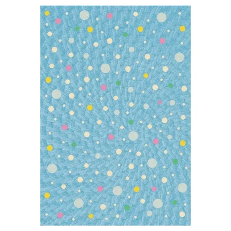 Alfombra acrílica Nerea, diseño infantil, tacto suave. 253 Azul - Sualsa (2)