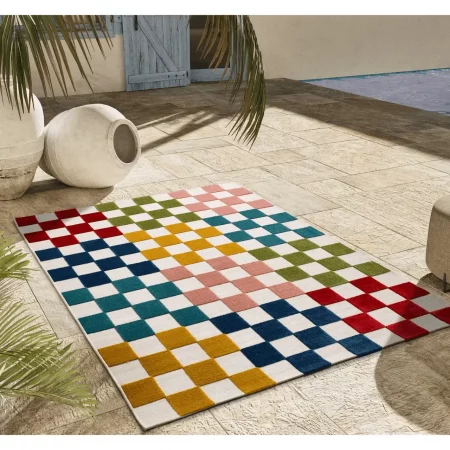 Alfombra con Relieve de Exterior-Interior Mila 23516 Multicolor - Universal (2)