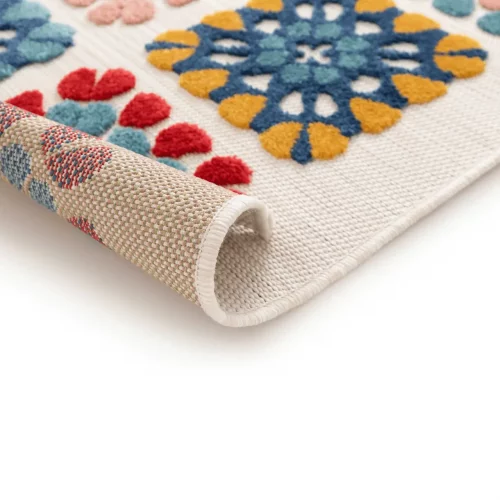 Alfombra con Relieve de Exterior-Interior Mila 23528 Multicolor - Universal (3)