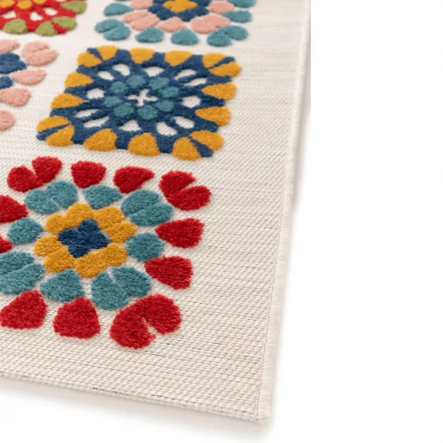 Alfombra con Relieve de Exterior-Interior Mila 23528 Multicolor - Universal (5)