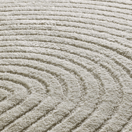 Alfombra con Relieve y Diseño Geométrico Verona 2252 Crema - Universal (3)