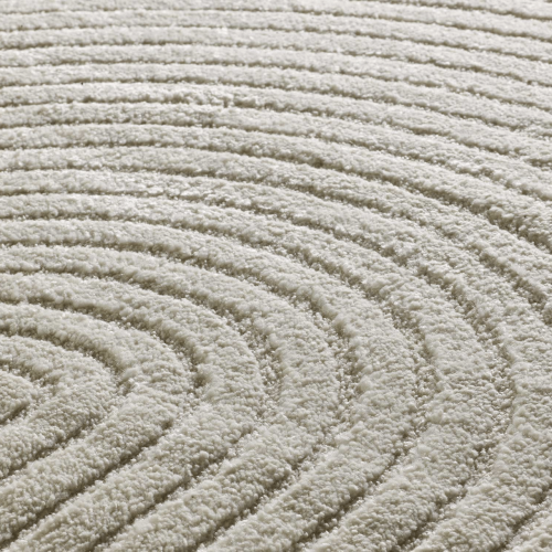 Alfombra con Relieve y Diseño Geométrico Verona 2252 Crema - Universal (3)