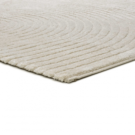 Alfombra con Relieve y Diseño Geométrico Verona 2252 Crema - Universal (4)