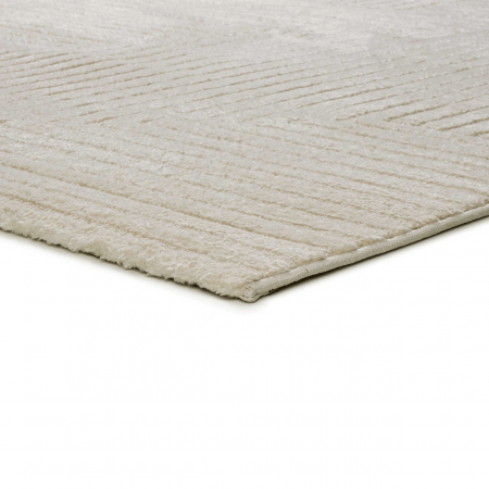 Alfombra con Relieve y Diseño Geométrico Verona 2253 Crema - Universal (4)