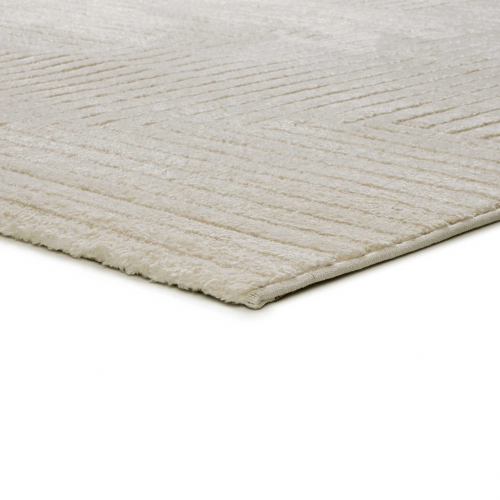 Alfombra con Relieve y Diseño Geométrico Verona 2253 Crema - Universal (4)