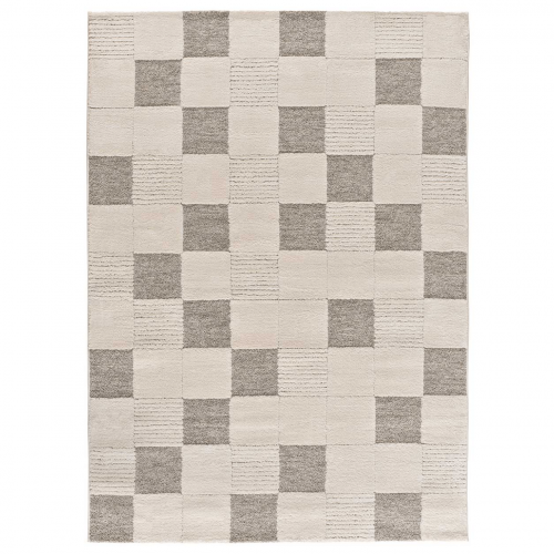 Alfombra con Relieve y Diseño Geométrico Verona 2259 Crema - Universal (1)