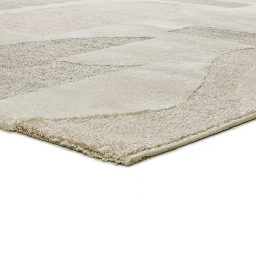 Alfombra con Relieve y Diseño Geométrico Verona 2260 Crema - Universal (4)