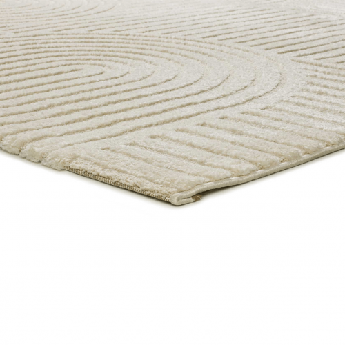 Alfombra con Relieve y Diseño Geométrico Verona 2293 Crema - Universal (4)
