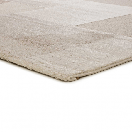 Alfombra con Relieve y Diseño Geométrico Verona 2294 Crema - Universal (4)