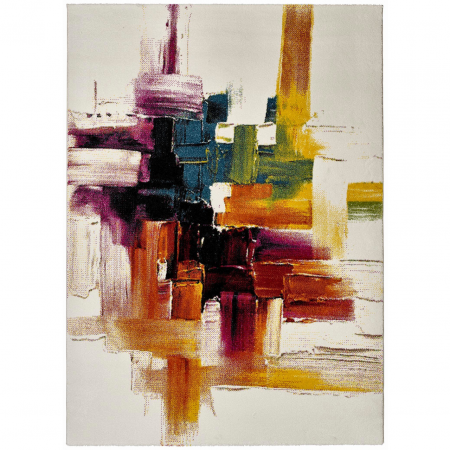 Alfombra de Arte Abstracto Belis 20752 Multicolor - Universal (1)