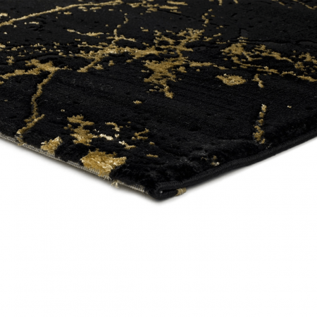 Alfombra de Arte Abstracto Gold 23438 Negro - Universal (3)