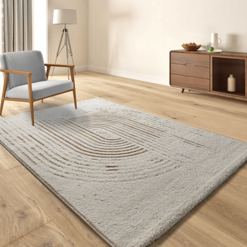 Alfombra de Estilo Escandinavo Candela 2299 Crema - Universal (2)