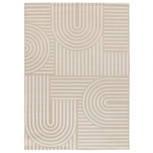 Alfombra de Estilo Escandinavo con Relieve Zen 12709 Blanco - Universal (1)