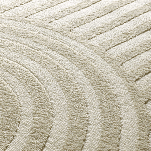 Alfombra de Estilo Escandinavo con Relieve Zen 12709 Blanco - Universal (3)