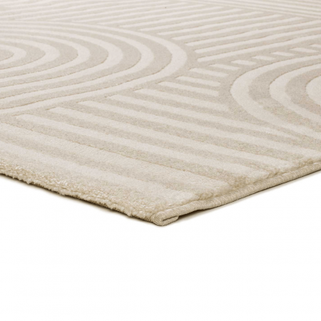 Alfombra de Estilo Escandinavo con Relieve Zen 12709 Blanco - Universal (4)