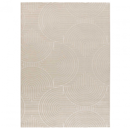 Alfombra de Estilo Escandinavo con Relieve Zen 12754 Blanco - Universal (1)