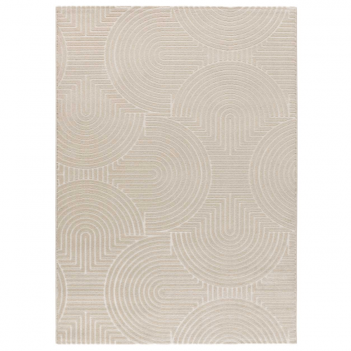 Alfombra de Estilo Escandinavo con Relieve Zen 12754 Blanco - Universal (1)