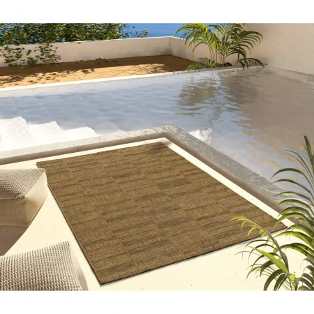 Alfombra de Exterior-Interior Efecto Yute Guinea 28828 Natural - Universal (2)