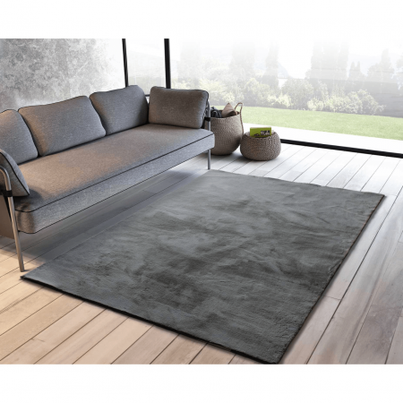 Alfombra lavable Xiana Liso Gris - Universal (2)