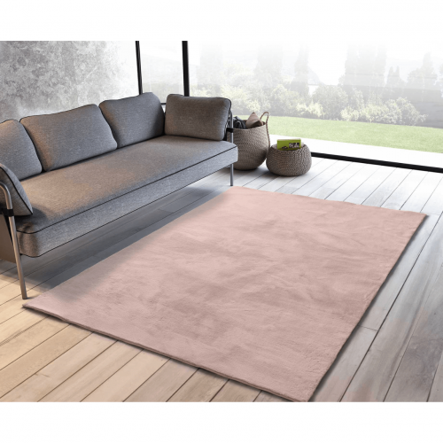 Alfombra lavable Xiana Liso Rosa - Universal (2)