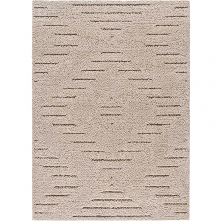 Alfombra shaggy estilo escandinavo Atesa 80366 Crema - Universal (1)
