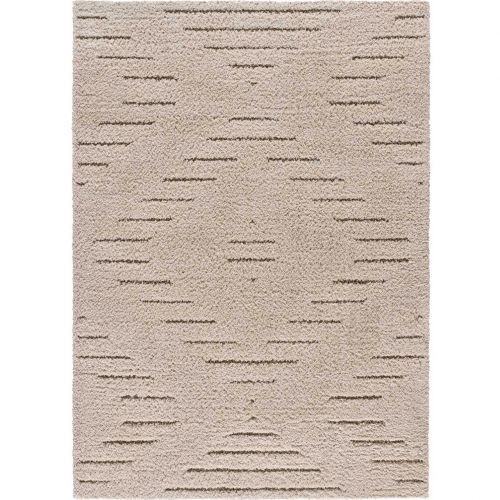 Alfombra shaggy estilo escandinavo Atesa 80366 Crema - Universal (1)