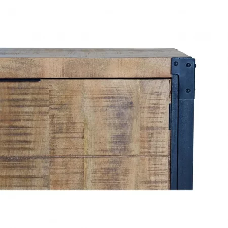 Aparador 2 Puertas + 3 Cajones Madera Natural Mango 180x45x80 - Giner y Colomer-5