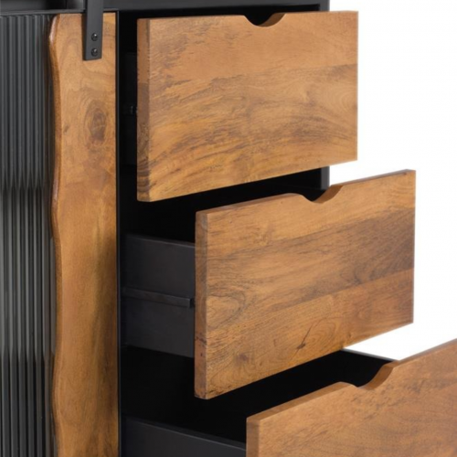 Aparador 2 Puertas Correderas + 4 cajones Estilo Industrial 190 cms. - Giner y Colomer7