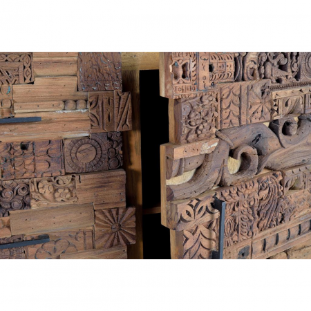 Aparador 2 Puertas Y 3 Cajones En Madera De Mango - Giner Y Colomer6