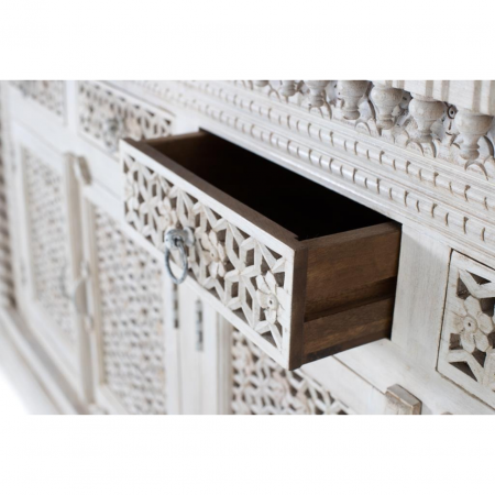 Aparador 4 Puertas + 4 Cajones Madera Mango - Giner y Colomer -