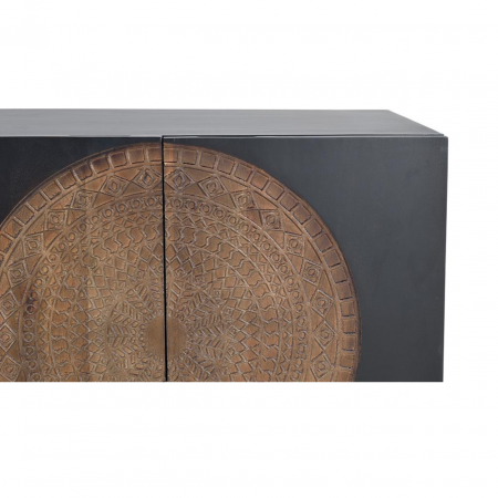 Aparador 4 Puertas Madera Mango Patas Metal - Giner y Colomer - 7