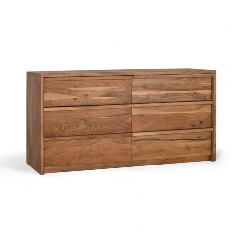 Aparador 6 Cajones Madera Acacia Natural - Giner y Colomer - 1