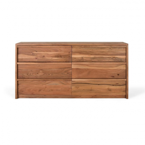 Aparador 6 Cajones Madera Acacia Natural - Giner y Colomer - 2