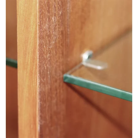 Aparador Alto 2 Cajones + 2 Puertas Madera Caoba Colección Oporto 90x45x160 Cm - Moycor (2)