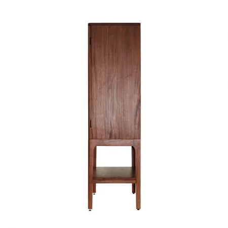 Aparador Alto 2 Cajones + 2 Puertas Madera Caoba Colección Oporto 90x45x160 Cm - Moycor (7)