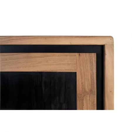 Aparador Alto Fabricado En Madera De Acacia En Color Natural 110x130x40 Cm - Giner y Colomer (8)