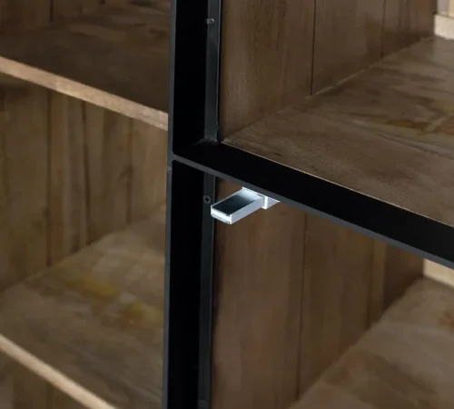 Aparador Alto Madera de Mango Natural 90x47x141 Cm - Giner y Colomer (2)