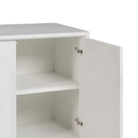 Aparador Blanco de Madera de Abeto de 3 Puertas - IXIA (7)