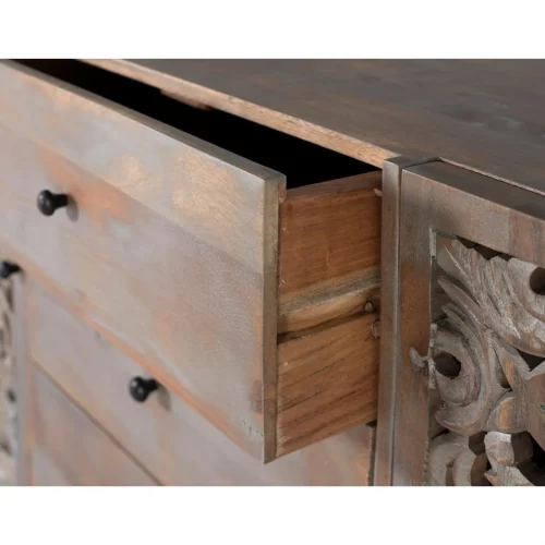 Aparador Fabricado en Madera de Mango 150x40x80 Cm - Giner y Colomer4