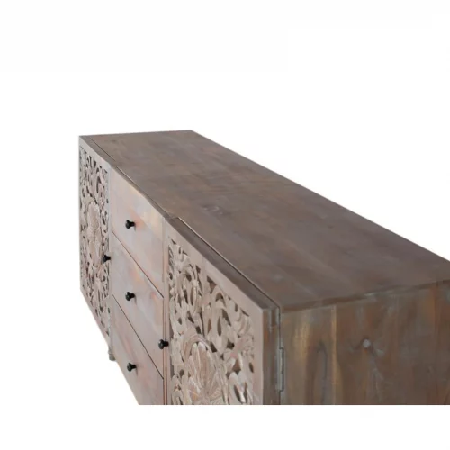 Aparador Fabricado en Madera de Mango 150x40x80 Cm - Giner y Colomer6