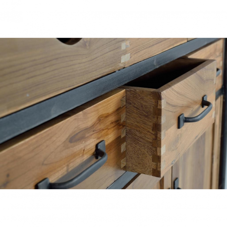 Aparador Industrial Madera de Teka y Mango - Giner y Colomer4