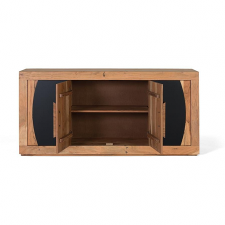 Aparador Madera Acacia 4 Puertas - Giner y Colomer - 5