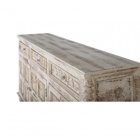 Aparador Madera Maciza de Mango Color Blanco - Giner y Colomer - 5